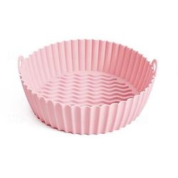 Pentola in silicone per friggitrice ad aria - Accessori per forno per friggitrice ad aria - Sostituzione per carta da forno infiammabile - Non è necessario pulire la friggitrice ad aria