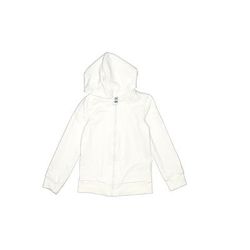 Cynthia Rowley Zip Up Hoodie: Ivory Tops - Kids Girl's Size 4