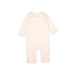 Aden + Anais Short Sleeve Onesie: Ivory Bottoms - Size 6-9 Month