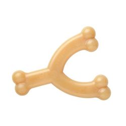 Nylabone Wishbone jouet à mâcher au goût de poulet, taille M, 15x12x2,5cm chien