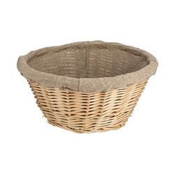 Matfer Bourgeat 118510 8 1/4" Round Proofing Basket w/ 1 lb Capacity, Willow