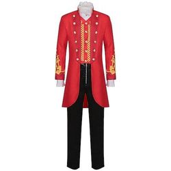 Retrò Vintage Punk Gotico Medievale Cappotto Blusa / Camicia Pantaloni Gentiluomo Costume Per uomo Halloween Carnevale Mascherata Festa / Sera Carnevale di Venezia Adulti Cappotto Blusa Pantaloni