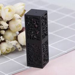 1pc Lipstick Tube Empty Cosmetic Containers Black Hollow Lipstick Tubes for 12.1mm Lipstick Mold