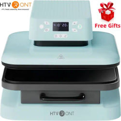 HTVRONT 15x15in 1500w Automatic Heat Press Machine Automatic Pressure DIY Iron On HTV Vinyl