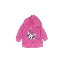 Disney Baby Pullover Hoodie: Pink Tops - Size 0-3 Month