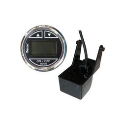 Faria Beede Instruments SS Black 2" Depth Sounder w/Transom Mount Transducer Chesapeake 13750
