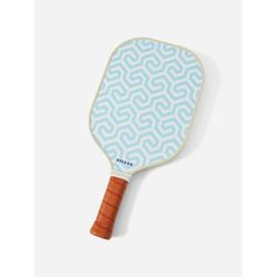 J.McLaughlin J.McL x Recess Pickleball Paddle in Honeycomb Blue | Leather