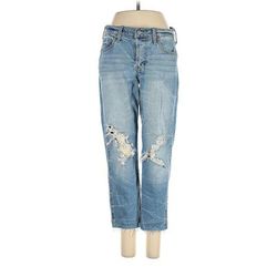 Hollister Jeans - High Rise: Blue Bottoms - Women's Size 5