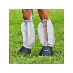 SmartPak Deluxe Combo Fly and Bell Boots - Horse - Silver - Smartpak