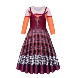Strega Vestito Costume Cosplay Cosplay Abito a Fantasia for Ragazze Bambini Giornata universale dell'infanzia Mascherata Settimana del libro