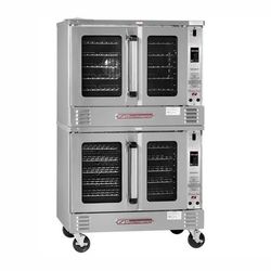 Southbend PCG100B/TI LP Platinum Bakery Depth Double Full Size Liquid Propane Commercial Convection Oven - 50,000 BTU, Gas 50,000 BTU, Gas Type: LP