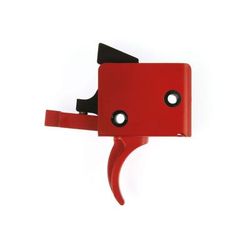 CMC Triggers AR-15/AR-10 Trigger Group Single Stage Small Pin Curved 3.5lb Pull Red 91501RED