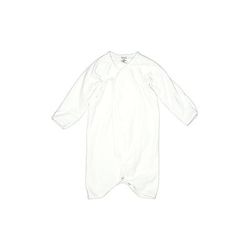 Green Baby Short Sleeve Outfit: White Solid Bottoms - Kids Boy's Size 70