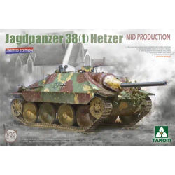 TAKOM 2171X 1/35 Jagdpanzer 38(t) Hetzer Mid Production senza interni in edizione limitata