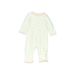Baby Short Sleeve Outfit: Green Jacquard Tops - Kids Girl's Size 60