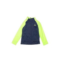 Under Armour Track Jacket: Blue Jackets & Outerwear - Kids Girl's Size 5