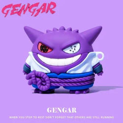 Étui Airpods Pro 1 2 3rd Pro 2, dessin animé Pokemon Gengar, étui de protection en Silicone pour