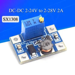 Stlxy 2-24V a 2-28V 2A DC-DC SX1308 Step-UP modulo di potenza regolabile Step Up Boost Converter per