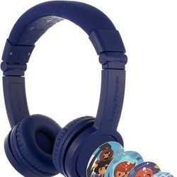 BuddyPhones Explore Plus Foldable Headphone With Mic - Blue