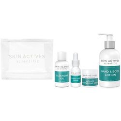 Skin Actives Scientific Hydrating Skin Kit - Cleansing Oil, Every Lipid Serum, Ultimate Moisturizing Cream, Hand & Body Lotion