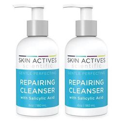 Skin Actives Scientific Gentle Perfecting Repairing Cleanser With Salicylic Acid - 6 oz - 2-Pack