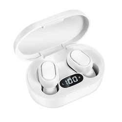VYSN RockinPods Waterproof Bluetooth Earbuds With Digital Display - White