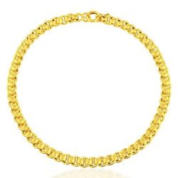 Arvino Curb Roller Necklace - Gold Vermeil - Gold