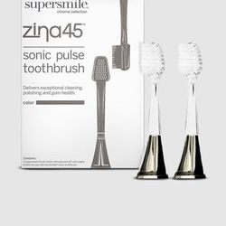 Supersmile Zina45â„¢ Sonic Pulse Polishing Head Replacement Head - Grey - 2 HEADS