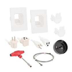 Helios In-Wall Single Outlet Relocation Kit For TV Installation