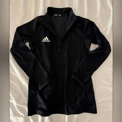 Adidas Tops | Adidas Half-Zip Long Sleeve Running Shirt | Black | Women’s S | New Without Tags | Color: Black | Size: S