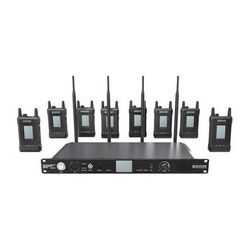 Hollyland Used Syscom 1000T-8B Full-Duplex Intercom System with Eight Beltpacks and Headse SYSCOM-1000T-8B