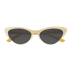 Unisex s horn Striped Brown Acetate Prescription sunglasses - Eyebuydirect s Aina