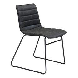 Jack Dining Chair (Set of 2) Vintage Black - Zuo Modern 101956