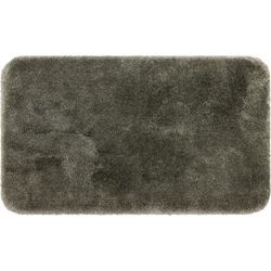 Wide Width Acclaim Bath Rug by Mohawk Home in Pewter (Size 20" W 34" L)