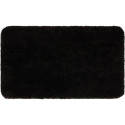 Wide Width Acclaim Bath Rug by Mohawk Home in Black (Size 17" W 24" L)