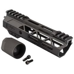 TRYBE Defense Magnite Go Fast Ultra Lightweight Handguard Cut Top Rail M-LOK Black 7in MGHDG-V2-7CR-BL