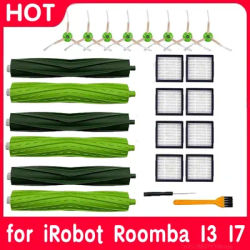 Rotolo di spazzole per filtri Hepa per iRobot Roomba I7 E5 E6 serie I3 accessori per aspirapolvere