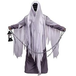 Costume Cosplay Mantello Fantasma Orrore Costume Cosplay Costume Spaventoso Adulti Per uomo Per donna Unisex Mascherata martedì grasso Feste Halloween Mascherata Vestirsi