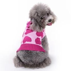 Cane Gatto Maglione Elegante Carino Inverno Traspirante Morbido Lavabile Confortevole Natale All'aperto Casual Quotidiano Abbigliamento per Cani for Bichon Frisé Volpino di Pomerania Cucciolo