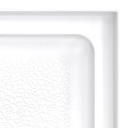 Dreamline DreamLine DreamStone 32 inch D x 60 inch W x 4 5/16 inch H Left Drain Single Threshold Shower Base in White B1DS6032XSL0001