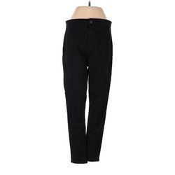 Topshop Jeans - High Rise: Black Bottoms - Women's Size 34