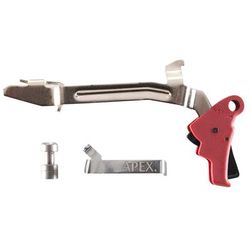 Apex Tactical Specialties Glock Gen 3-4 Polymer Action Enhancement Pistol Trigger Kit Glock Gen 3-4 17/19/22-27/31/32/33/34/35 Drop-In Red 102P155