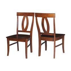 Set of Two Cosmo Verona Chairs - Whitewood C581-170P