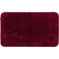 Wide Width Legacy Bath Rug by Mohawk Home in Cranberry (Size 20" W 34" L)