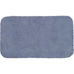 Wide Width Legacy Bath Rug by Mohawk Home in Wedgewood Blue (Size 24" W 40" L)