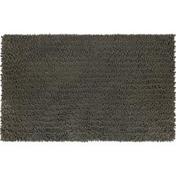 Wide Width Metaphor Bath Rug by Mohawk Home in Cool Grey (Size 24" W 60" L)