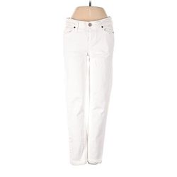 Paige Jeans - Mid/Reg Rise: White Bottoms - Women's Size 27