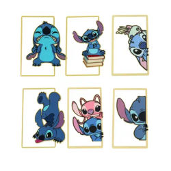 Cute Stitch Bookmark for Book Lover Gifts Disney Fans Kawaii Stitch Book Page Paper Clip Mark for Friends Kids Reading Supplies