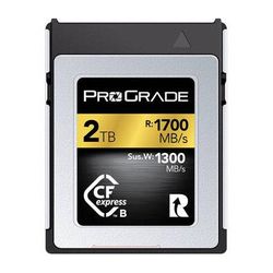 ProGrade Digital Used 2TB CFexpress 2.0 Type B Gold Memory Card PGCFX2TBASBH