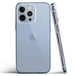 Coque transparente en silicone cristal pour iPhone coque arrière pour iPhone 15 11 12 13 14